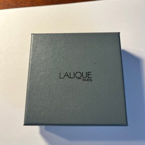 LALIQUE Cherub Stars Crescent Moon Christmas Ornament 1998 + Original Box! - Picture 8 of 12